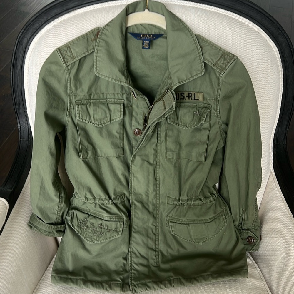 Polo by Ralph Lauren Cotton twill surplus jacket.